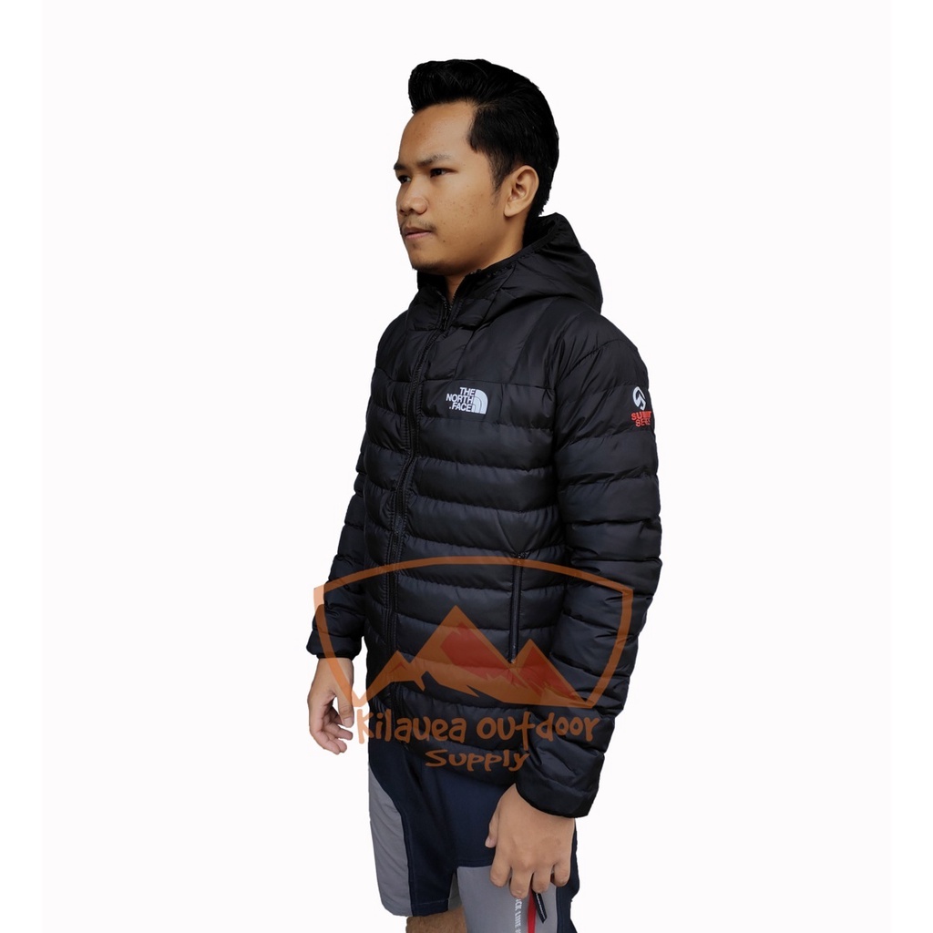 Jaket Gunung Puffer Synthetic Down - Jaket Outdoor Insulated Dacron Silicon - Puffy Hoodie Jacket