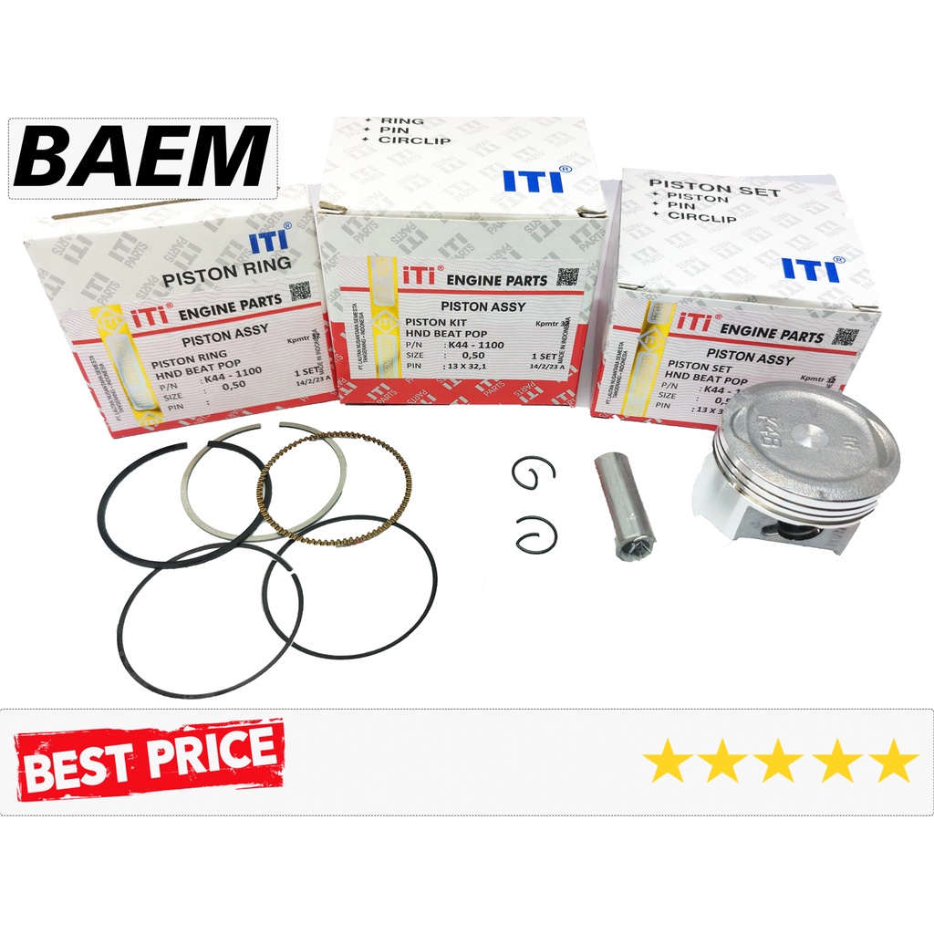Piston kit Beat Pop Esp K44 Ori ITI Oversize Std 50