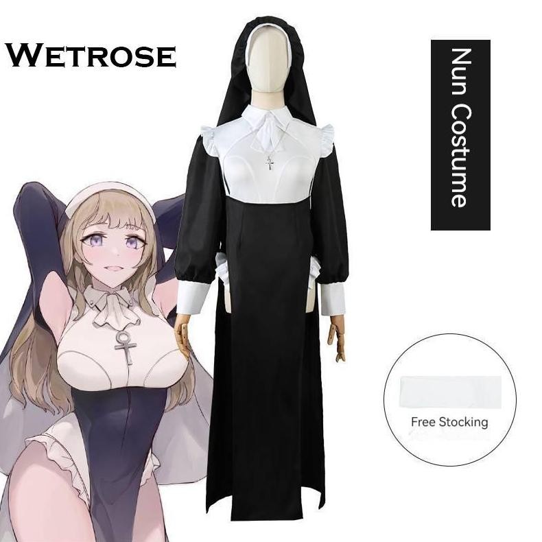 Original Women Lady Sister Suster Nun Sexy Cosplay