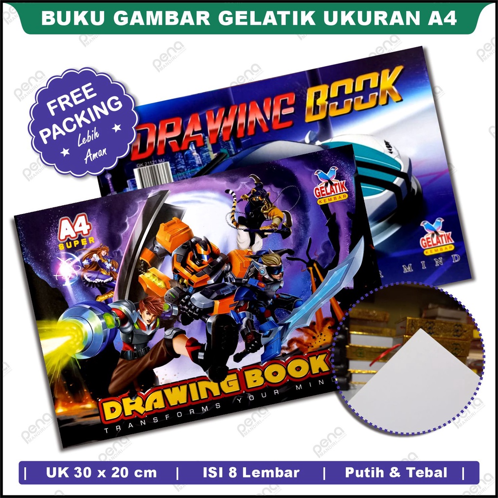 Buku Gambar Murah A4 Gelatik (pcs)