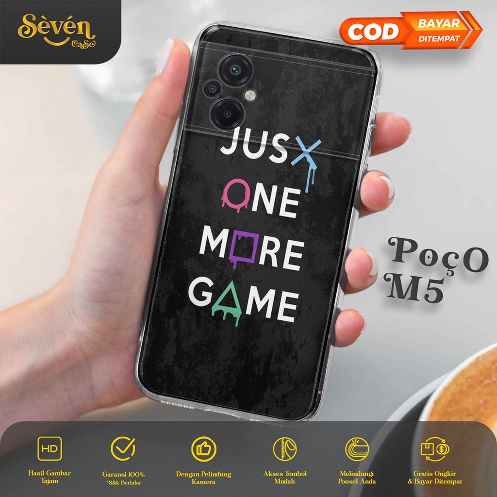 SEVEN Soft Case Poco M5 M5 Pro M5s M3 M3 Pro 5G - Casing Hp Poco M5 M5 Pro M5s M3 M3 Pro 5G - ( Game