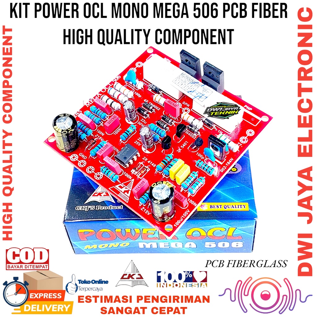 KIT DRIVER SOCL 506 MEGA OCL 506 FIBER METAL FILM by CKJ
