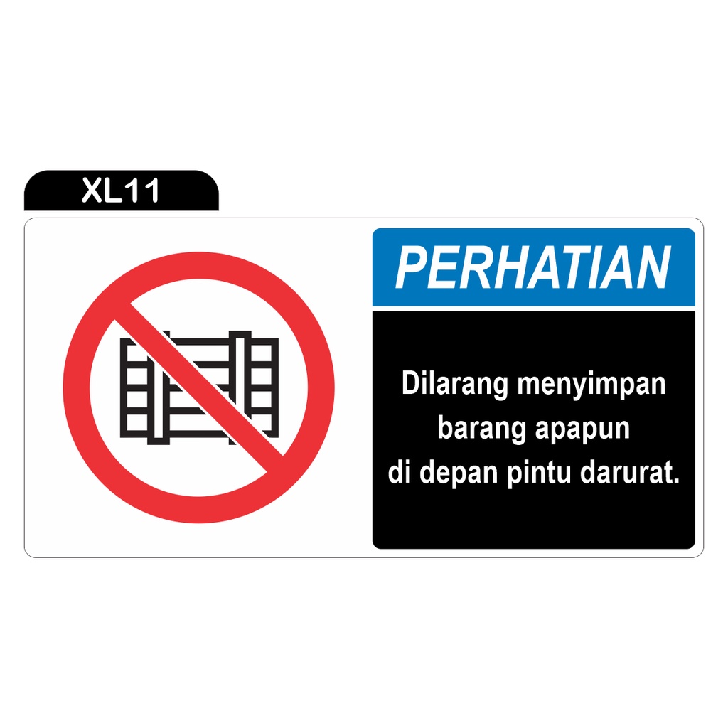 

RAMBU DILARANG MENYIMPAN BARANG APAPUN DI DEPAN PINTU DARURAT