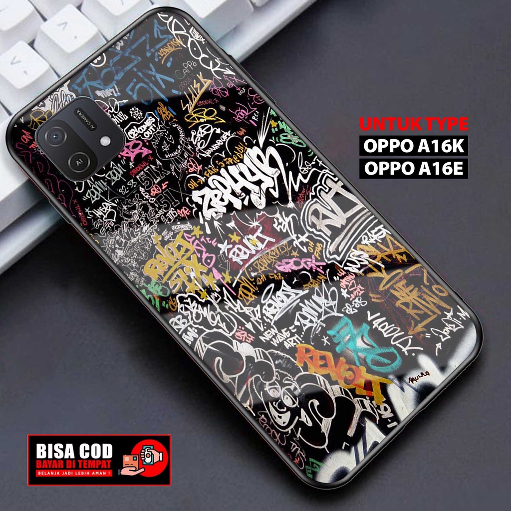 Case Oppo A16K / A16E - AGM CASE - Fashion Case hp oppo A16k - Casing hp oppo A16e - Silikon hp - Pe