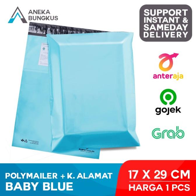 

Polymailer Amplop Packing Premium|Baby Blue 17x25|Amplop Murah ram06