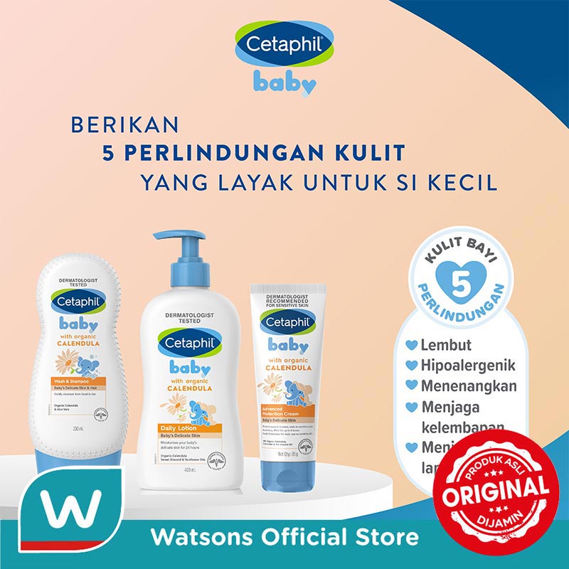 Cetaphil  Baby Gentle Wash and Shampoo with Organic Calendula 230ml