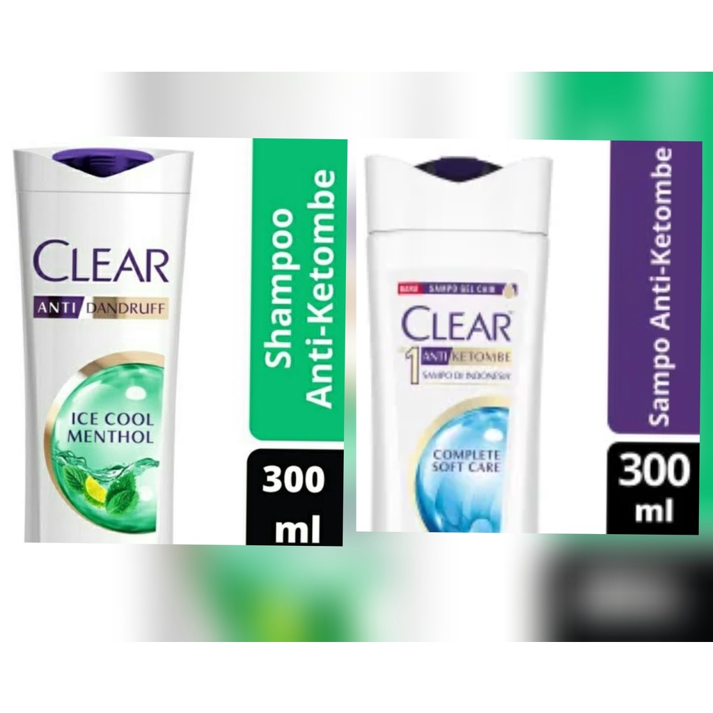 Clear Shampoo 300ml Anti Ketombe ORIGINAL-BPOM