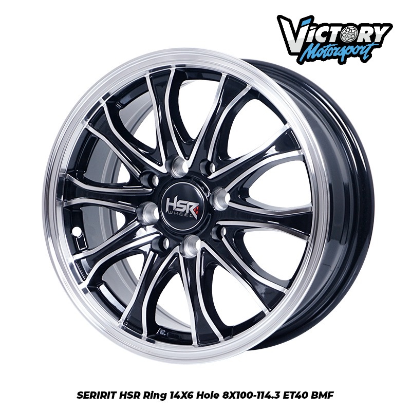 Promo Velg Racing Ring 14 HSR SERIRIT Velg Avanza Wuling Airev Xenia Agya Sigra Brio Calya Dll