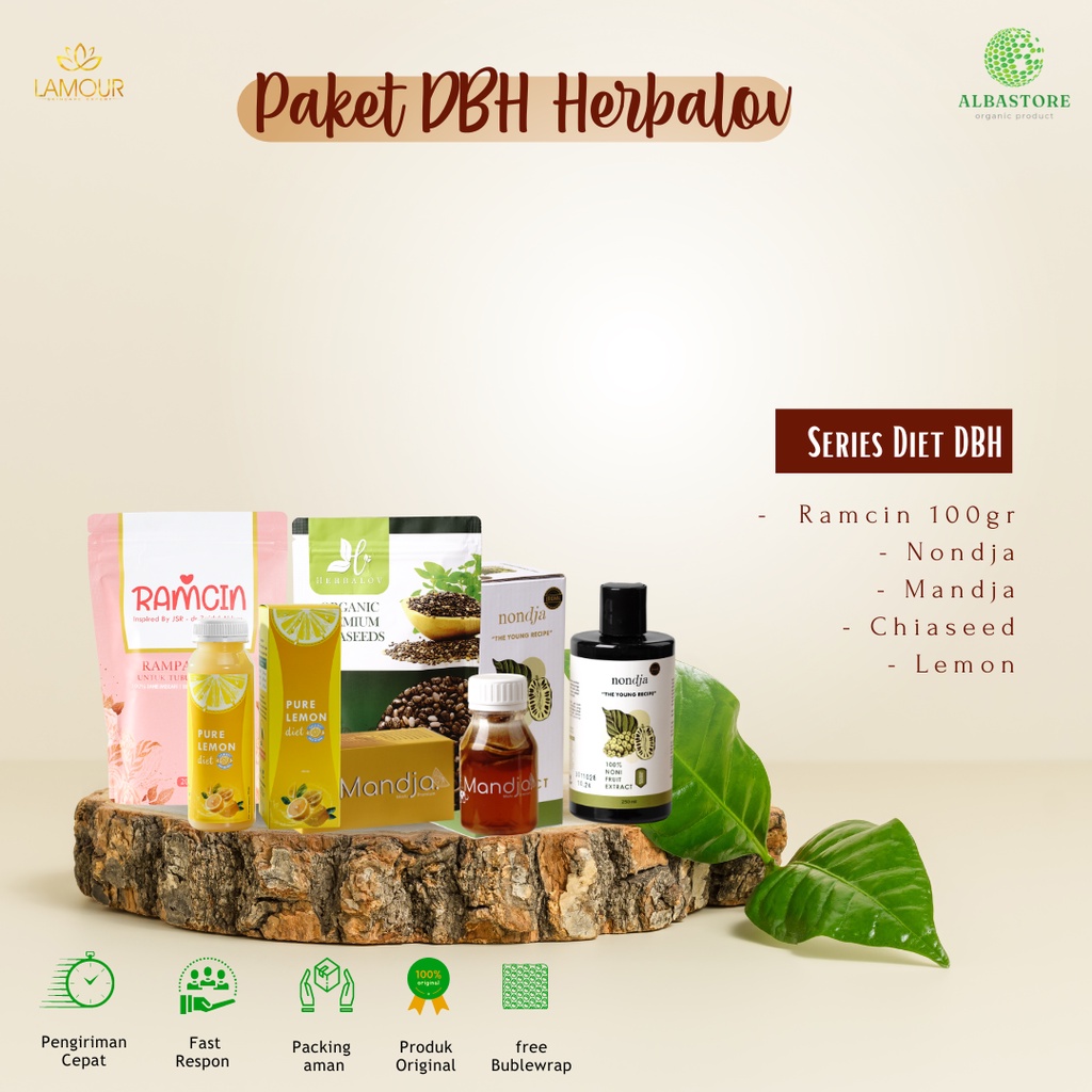 Paket Diet Bahagia Herbalov Herbal Alami Diet dengan Sehat DBH