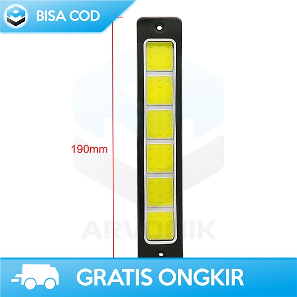 LAMPU LED FOGLAMP MOBIL LAMPU KABUT 6 LED 12V WATERPROOF COOL WHITE