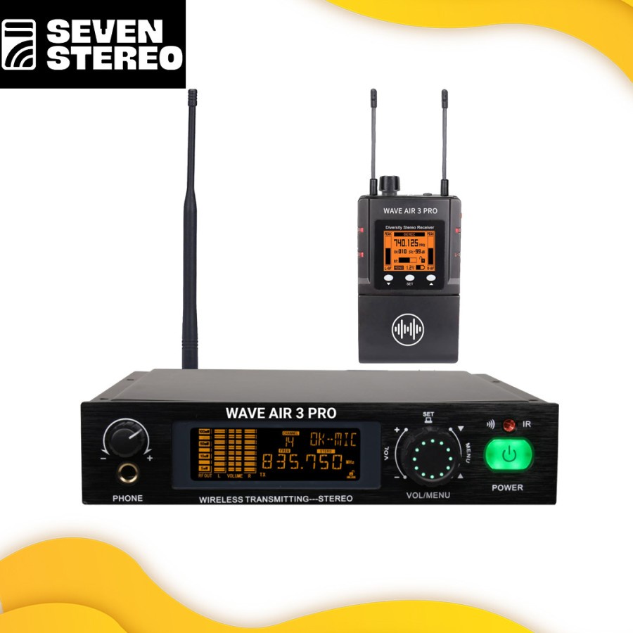 WAVE AIR 3 PRO Wireless In Ear Monitor System