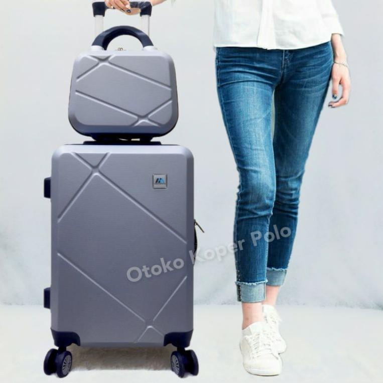 READY 11.11 BSALE koper 20inch dan beautycase koper orinal polo Geneva