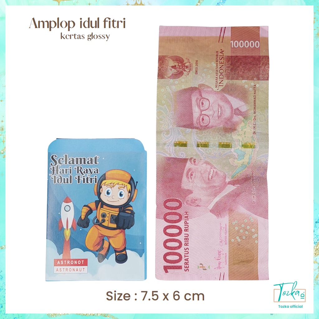 Amplop idul fitri isi 10 pcs I angpao thr