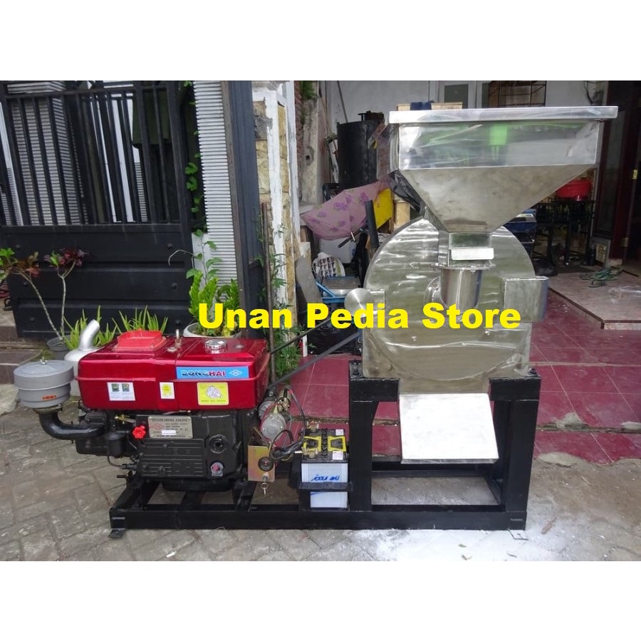 Mesin Penepung Kedelai (Disk mill) Stainless Steel - Mesin Giling Kedelai FFC 45 Stainless