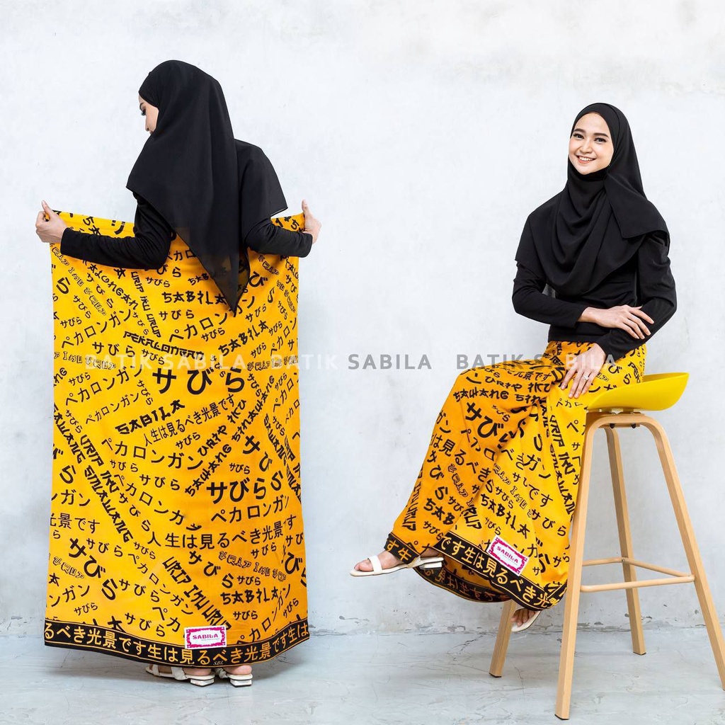 SARUNG GOYOR RUMUS FISIKA / MOTIF JAPAN KOREA / SARUNG SANTRI PUTRI