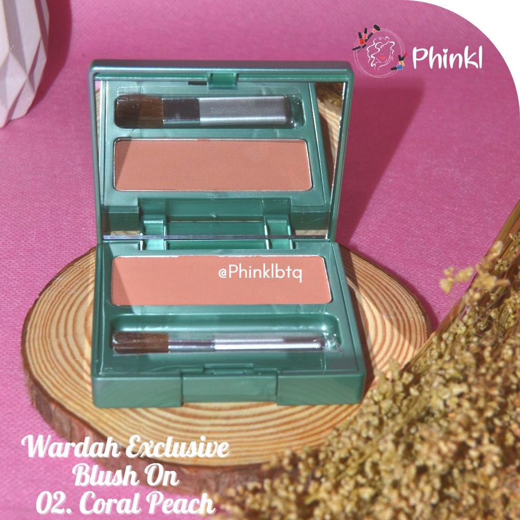 `ღ´ PHINKL `ღ´ ᘺᗩᖇᕲᗩᕼ wardah eksklusive blush on perona pipi makeup halal