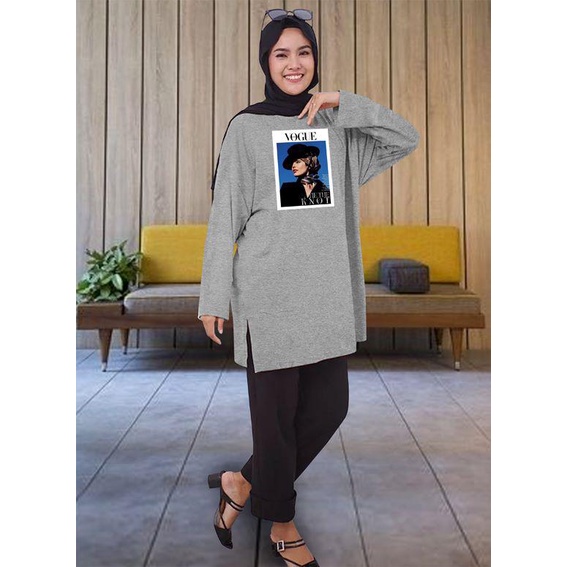 BLOUSE OVERSIZE LENGAN PANJANG LD 130CM DTF VG