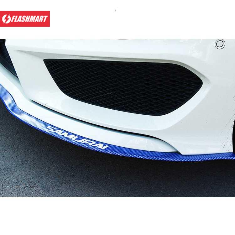 Flashmart Stiker Carbon Fiber Anti Collision Strip Bumper Mobil 2.5 m - TY354