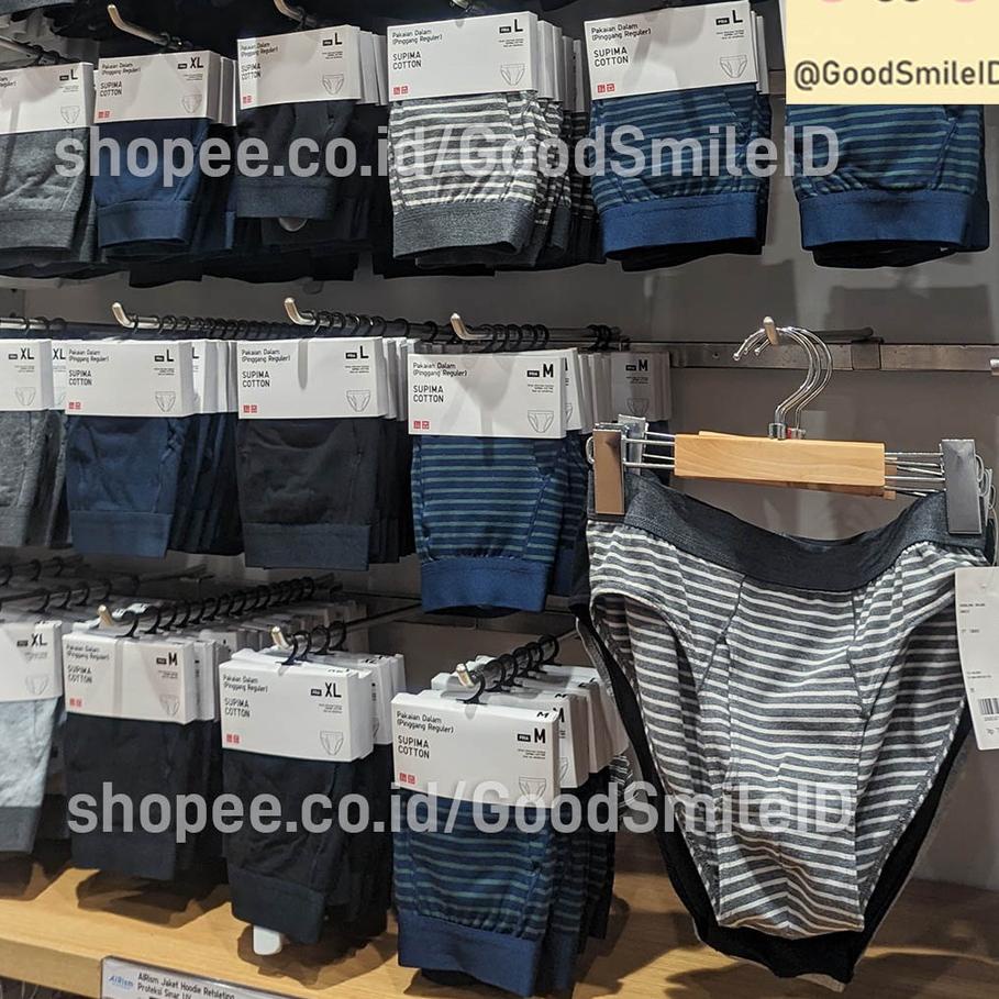 SALE Men Celana Dalam Pria Katun Segitiga Triangle Briefs Cotton CD Cowok JASTIP UNIQLO Boxer