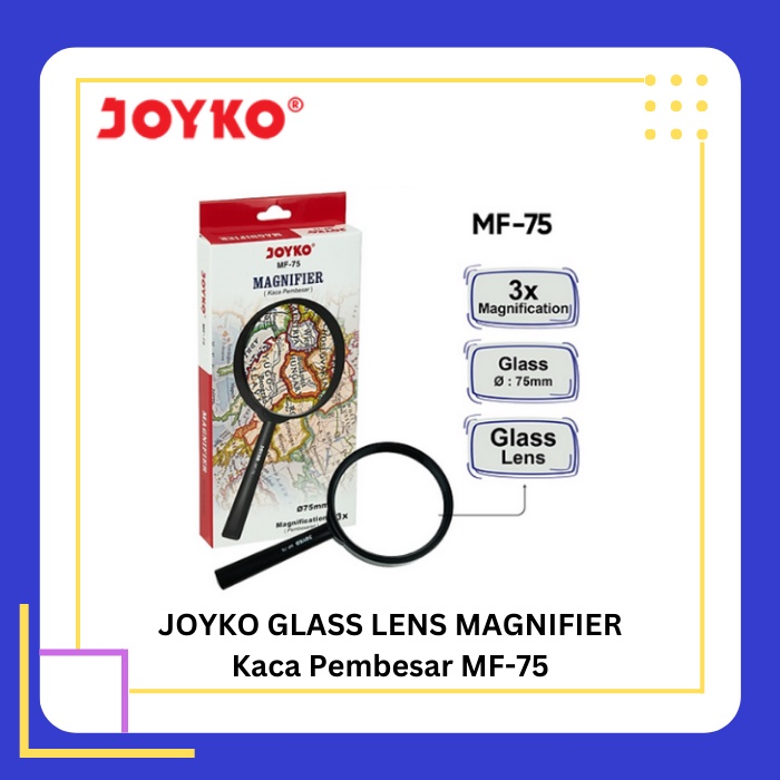 

JOYKO Magnifier MF-75 Kaca Pembesar Glass Lens - 1 pcs