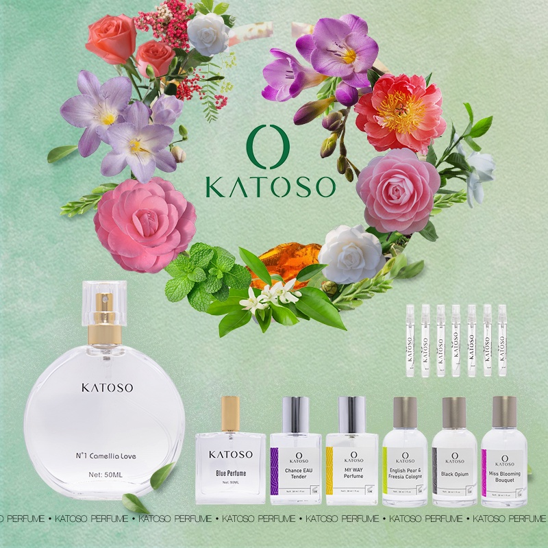 Promosi besar KATOSO PARFUME SERIES | Parfum Wanita Long Lasting  Refreshing Perfume Cewek Wangi Tah