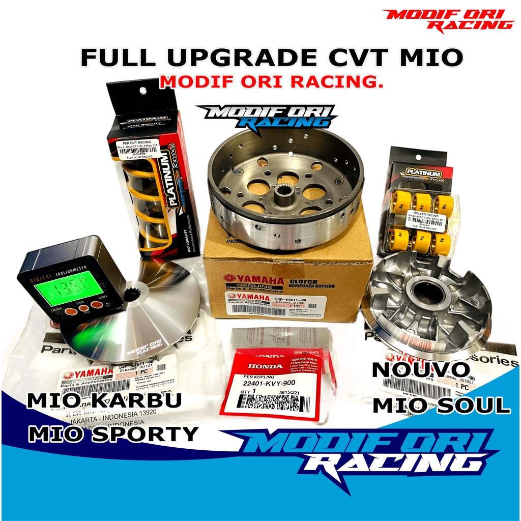 Jual PAKET CVT YAMAHA MIO CVT BUBUT SOUL GT CVT FINO Paket cvt - MIO