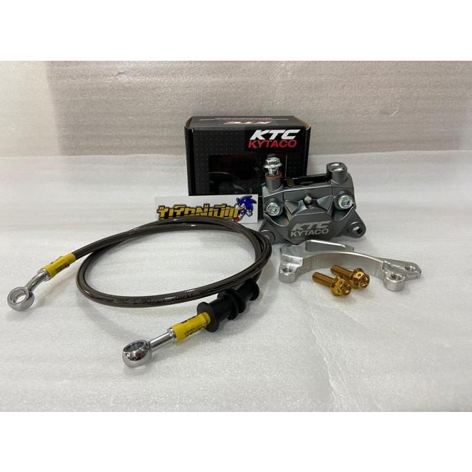 Kaliper KTC Kytaco 2P Plus Breket dan Selang Rem BEAT - VARIO - SCOOPY