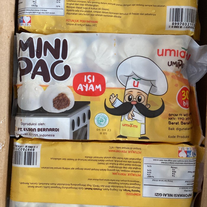 

Umiami Mini pao isi Ayam 30biji