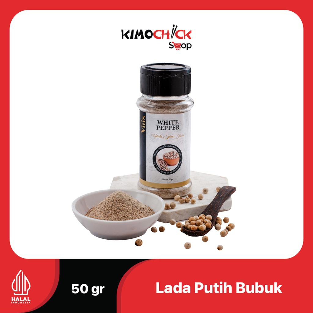 

BUBUK LADA PUTIH BOTOL MERK VIN'S