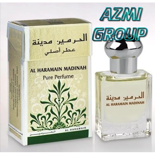 Promo Parfum Al Haramain Madinah isi 15ml // 15 ml Parfum Umroh Madinah