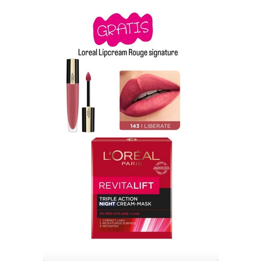 Loreal Revitalift Triple Action Night Cream 50ml