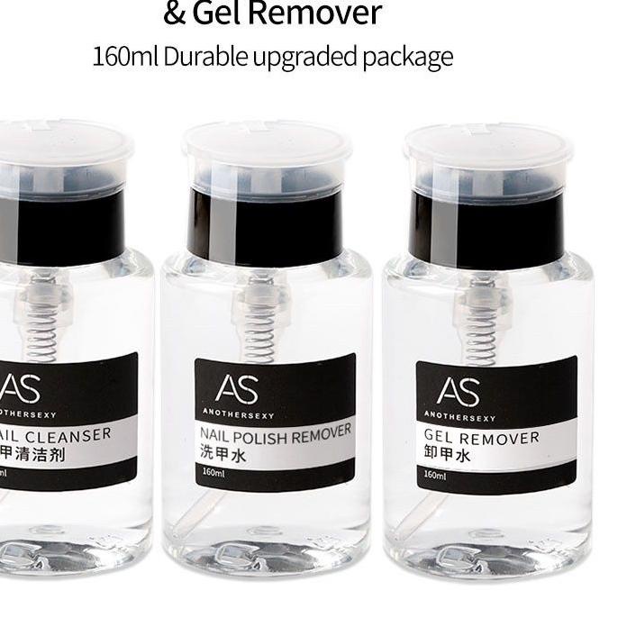 Stok terbaru AS nail Nail CLEANSER/PORISH REMOVER/GEL REMOVER murah