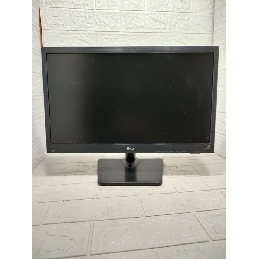 Monitor komputer LED merk LG 20inch wide