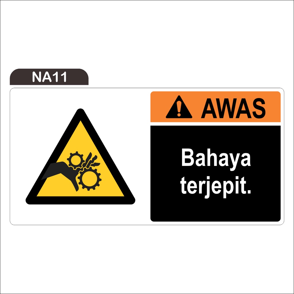 RAMBU BAHAYA TERJEPIT (STICKER ONLY)