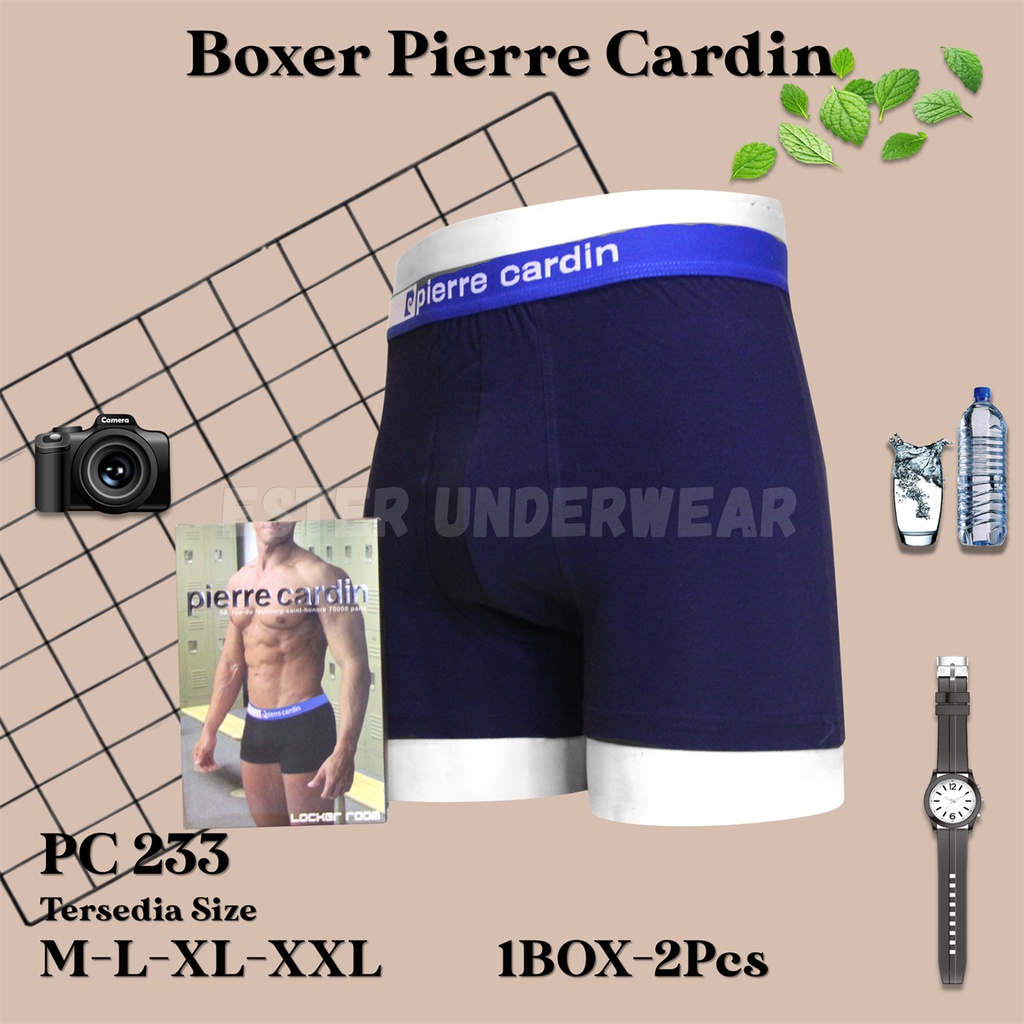 Celana Dalam Boxer Dewasa PIERRE CARDIN PC 233 Isi 2Pcs