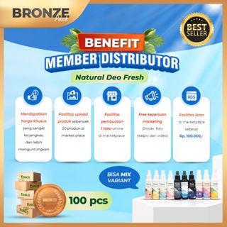 PAKET MEMBER DISTRIBUTOR BRONZE DEODORANT SPRAY TOSCA