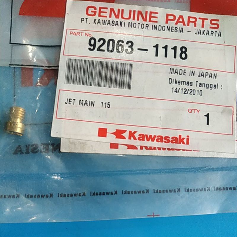 JET MAIN 115 KAWASAKI BINTER MERCY 92063-1118