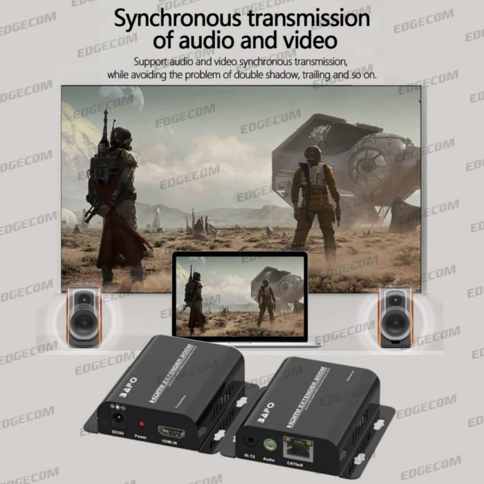 HDMI Extender Via UTP 120 Meter BAFO