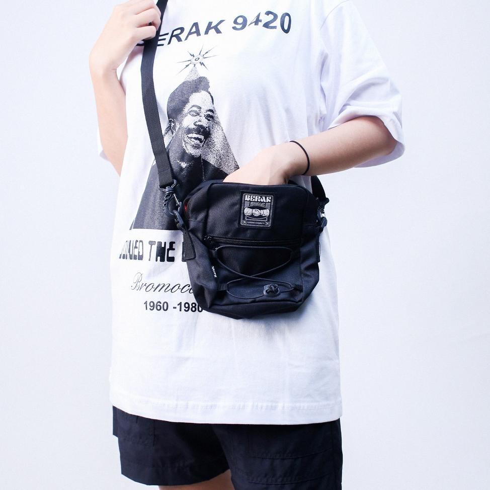 BERAK 9420 Slingbag / Tas Selempang - Booze Black PALING DIMINATI