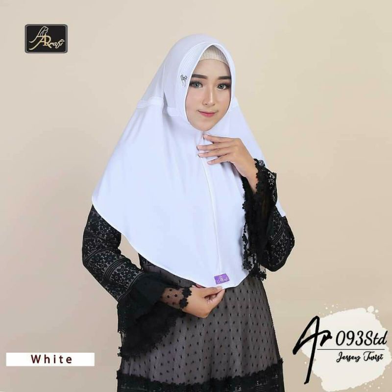 HIJAB ARRAFI Ar 093 Std Serut Putih