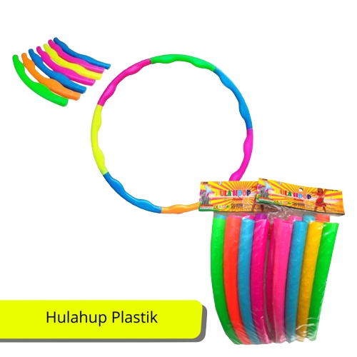 Mainan Olahraga Anak Hulahoop Plastik - Hulahup Hulahop Warna Warni