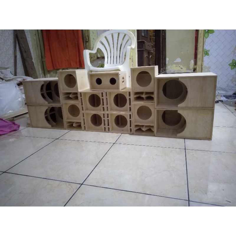 box sound miniatur single 5 inch model COBRE, CBS, SPL, miniscoop, line array single dan double