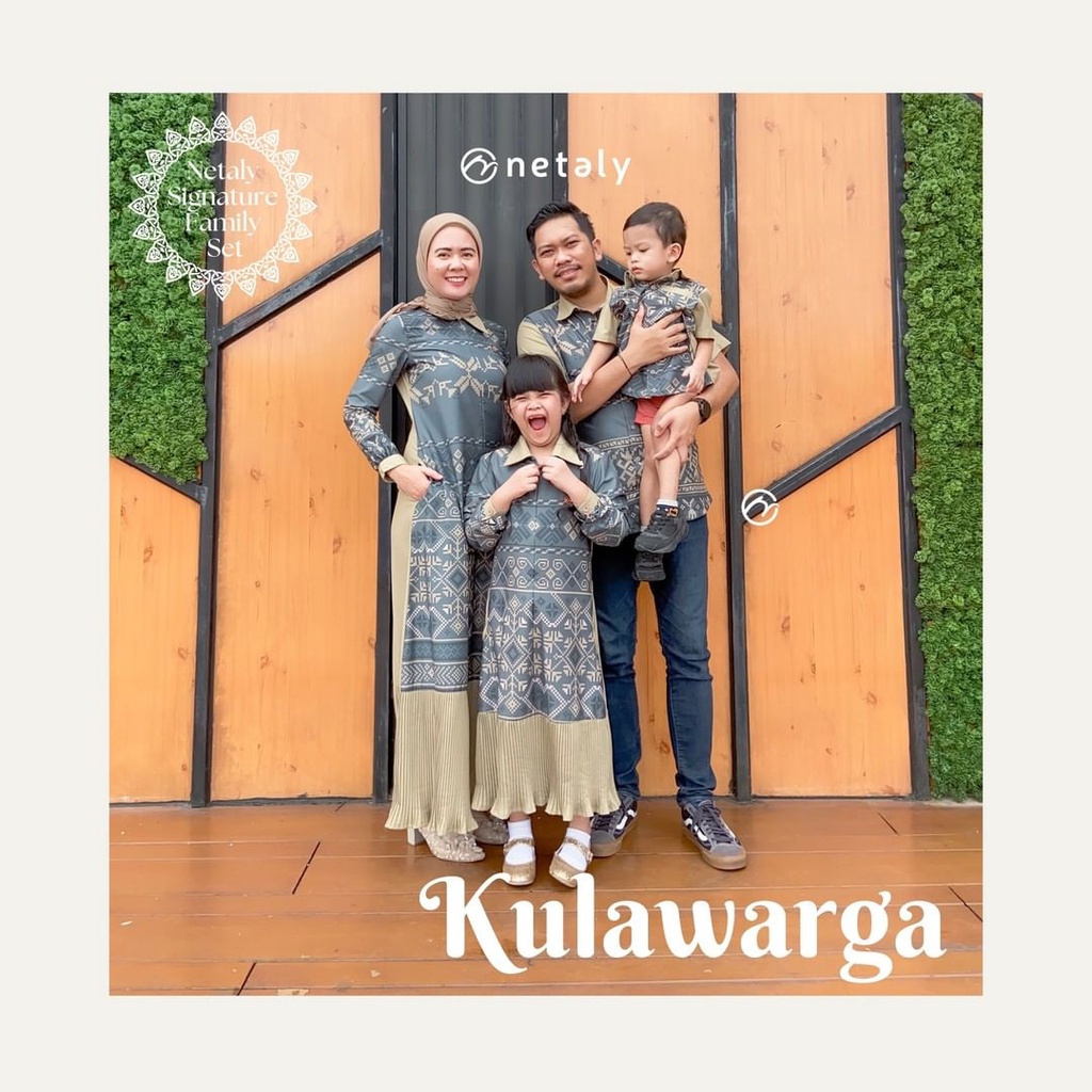 SARIMBIT NETALI KULAWARGA (Netali Sarimbit Idul fitri) baju keluarga