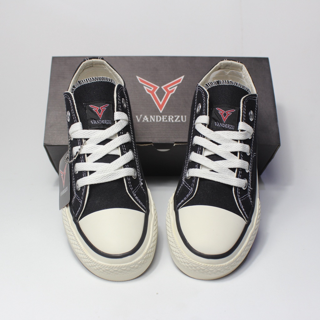 Sepatu Style Fashion Pria Cowok Santai Sport Jalan Gaul Gaya Kuliah Hangout Brand Lokal Terbaru Vanderzu Casual Murah