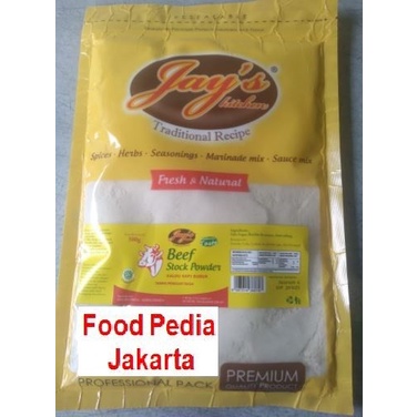 

JAYS BEEF STOCK / KALDU SAPI BUBUK 500 GR TANPA MSG & HALAL