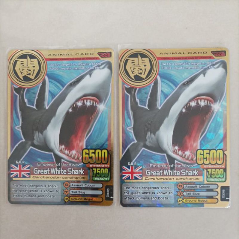 ANIMAL KAISER GREAT WHITE SHARK VER 4 ANIMAL GOLD CARD