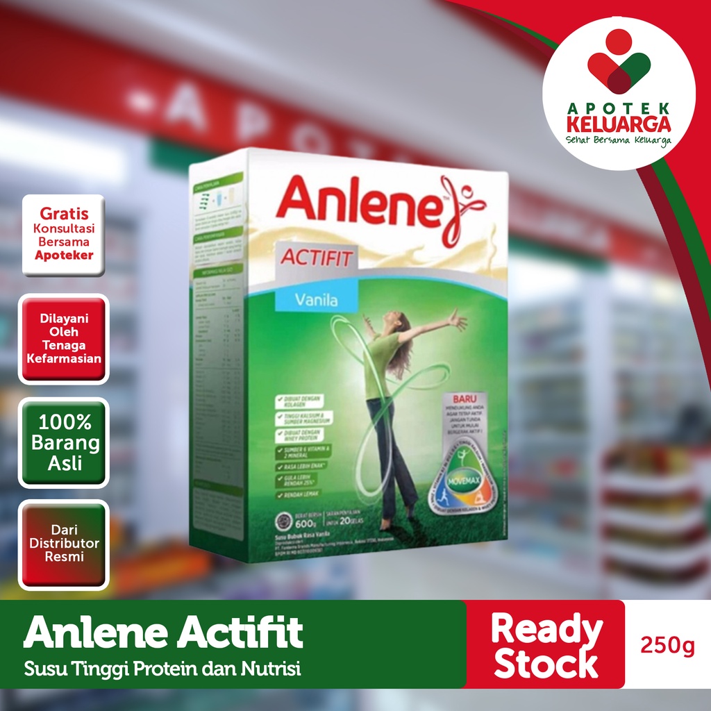 

Anlene Actifit Cokelat 250gr #SUSU TINGGI PROTEIN#SUSU PENAMBAH NUTRISI#SUSU UNTUK KEPADATAN TULANG#SUSU TINGGI KALSIUM#