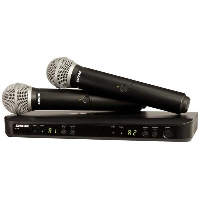 SHURE BLX288/Beta58 Wireless Dual Vocal System with two Beta 58A