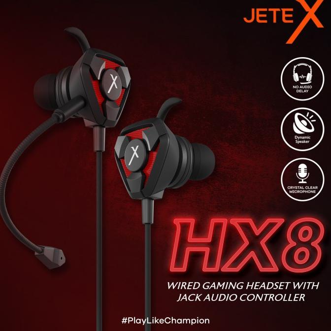 Earphone I Headset Gaming with Mic JETEX HX8