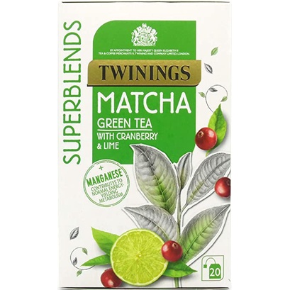 

Twinings Superblends Matcha Green Tea with Cranberrry Lime 20 x 2 Gram